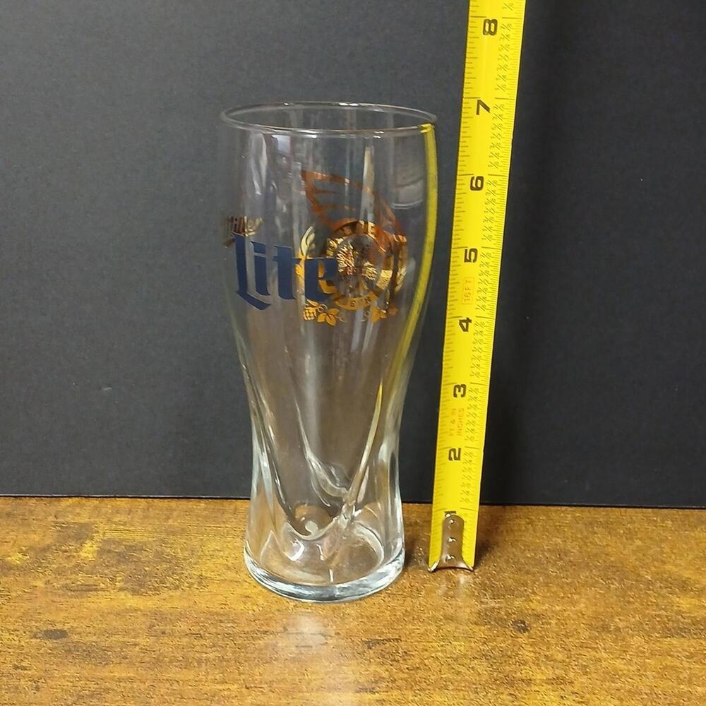 Philadelphia Eagles Miller Light Fine Pilsner Beer Glass - Picture 5 of 7